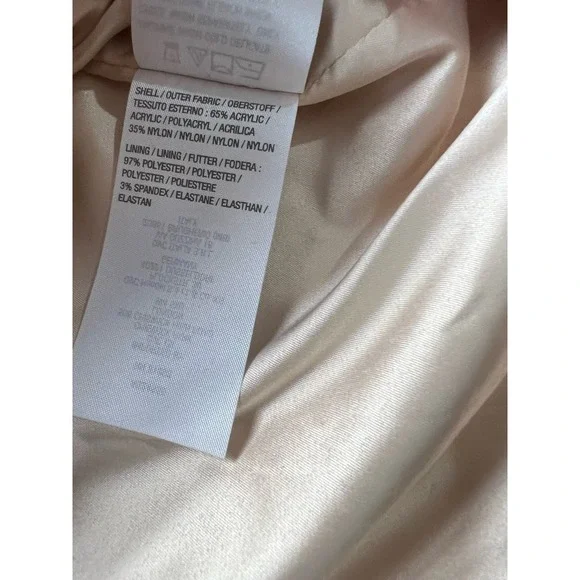 Isaac Mizrahi Wrap Long Coat with Notched Collar & Pockets OYSTER NWOT SIZE M - Picture 7 of 12